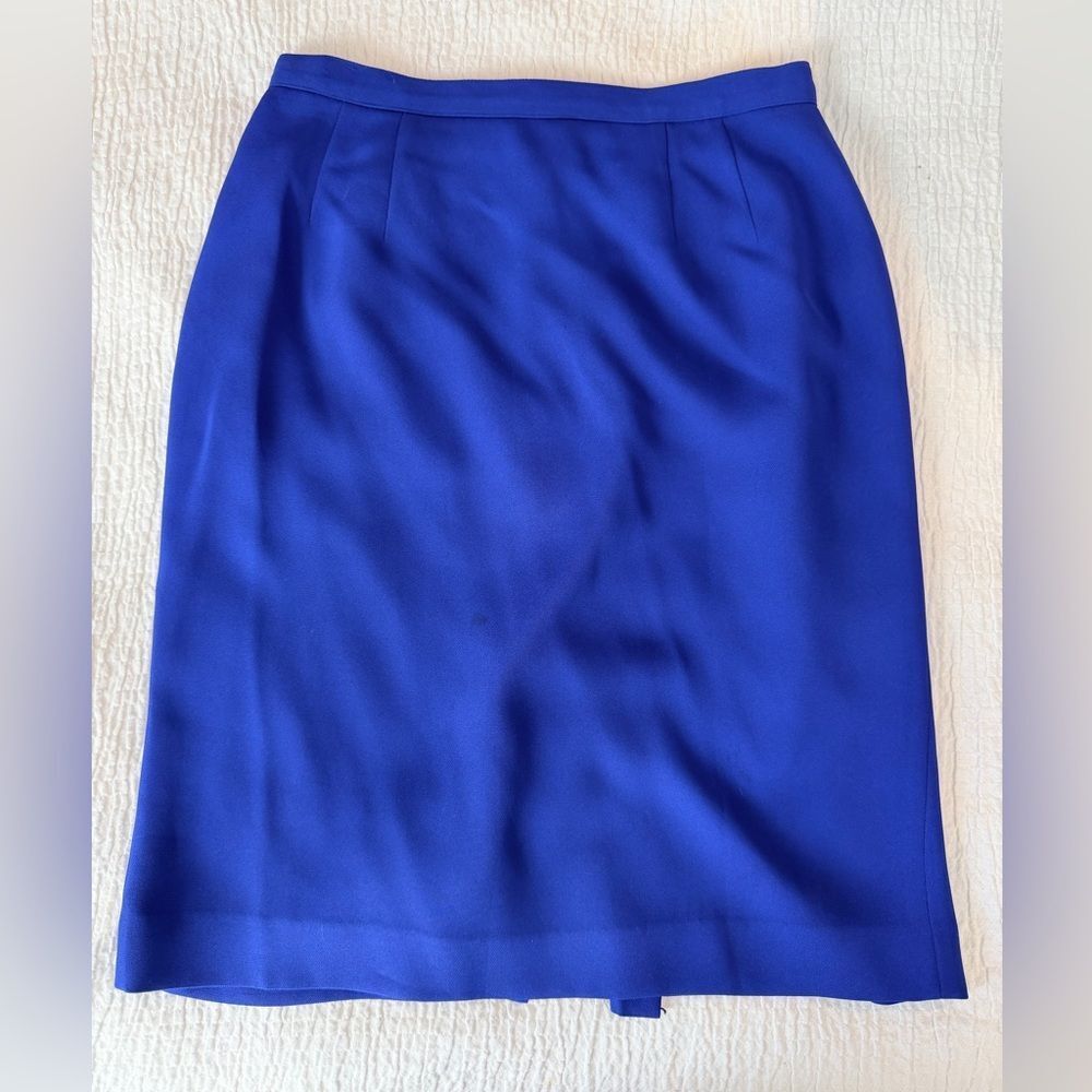 Elegant Royal Blue Women's Skirt